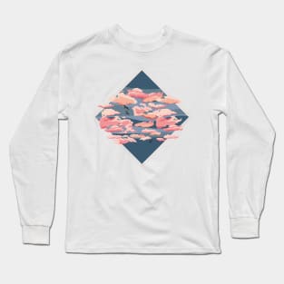 Sunset on a Cloudy Evening Long Sleeve T-Shirt